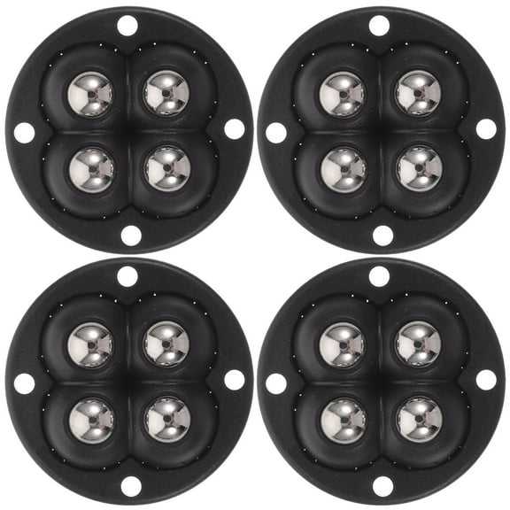 Gymnture 4pcs Mini Adhesive Caster Wheels 360 degree Rotation for Furniture & Storage