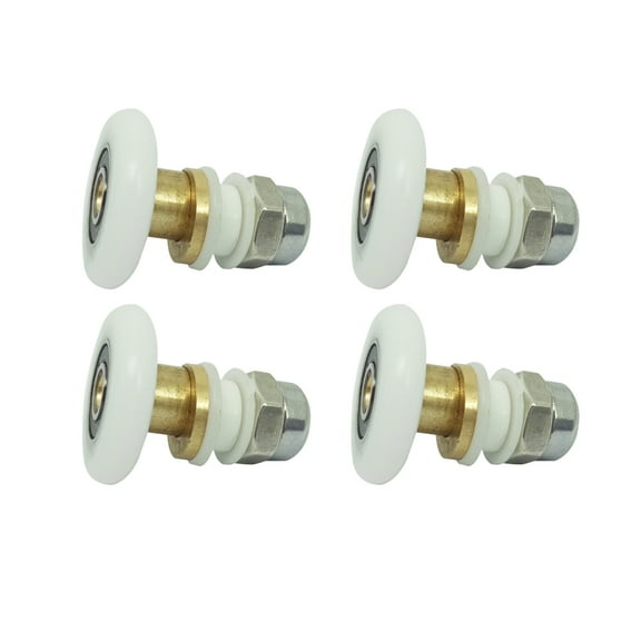 Gymnture 4pcs Shower Door Wheels Bottom Shower Door Rollers