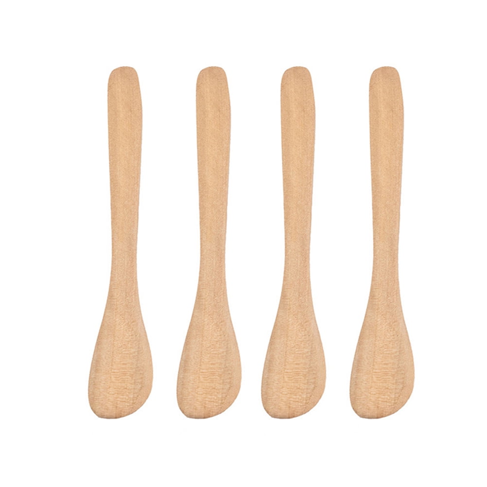 Gymnture 4pcs Wooden Spreader Set for Butter, Cheese, Jam & Condiments ...