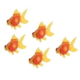 Gymnture 5 Pcs Plastic Artificial Fish Decorative Lifelike Fishes for