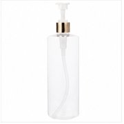 Gymnture 500ml Refillable Pump Bottles for Shampoo, Conditioner, Body Wash, and Liquid Soap Storage