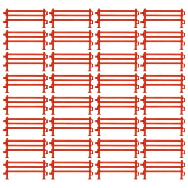 Gymnture 50Pcs Farm Animal Figures Fence Toy Set