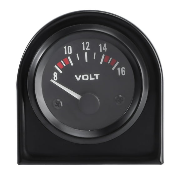 Gymnture 52mm Voltage Meter Gauge Voltmeter For Auto Car 8~16V LED Light DC 12V