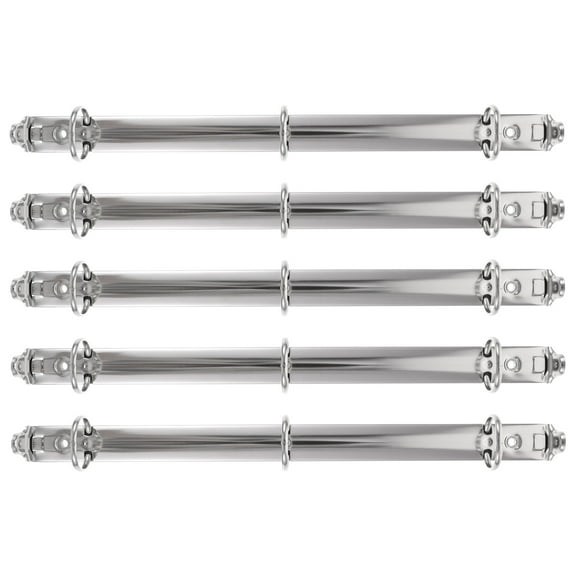 Gymnture 5Pcs Metal 3-Hole Ring Binder Mechanism for DIY Planners