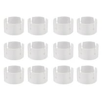 FRCOLOR Balloon Arch Connectors with Easy Clip for Party Use Made of Plastic White Color 60 Pieces