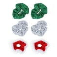 thumbnail image 1 of Gymnture 6PCS Christmas Sequin Elastic Hair Ties, Ponytail Holder Accessories, 1 of 11