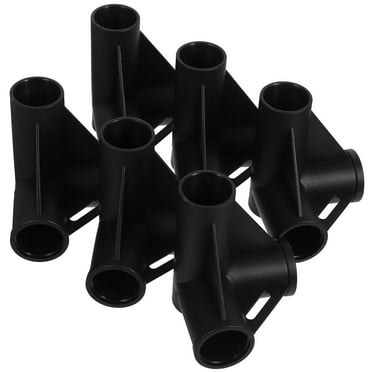 Gymnture 6pcs Tent Pole Connectors Canopy Connectors Tent Support Joint Canopy Tent Replacement Fittings Plastic Tent Fitting for Camping