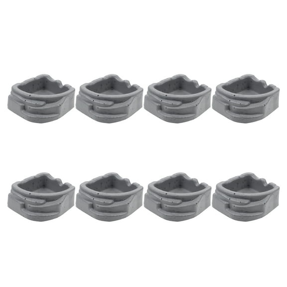 Gymnture 8Pcs Small Crawler Sinks Spiders Basins Scorpion Water Feeder Ecological Tank Accessories