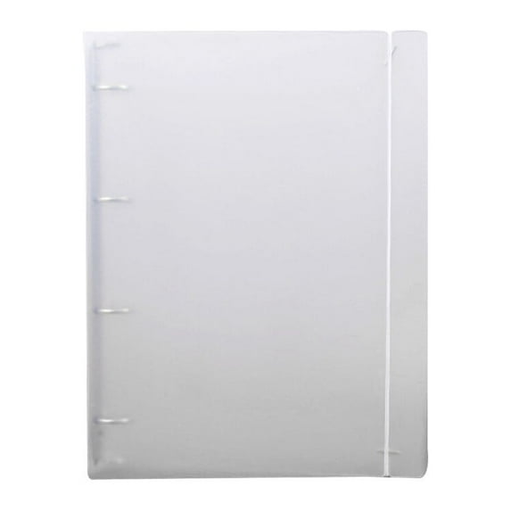 Gymnture A4 Poly Fastener File Folder 4-Prong Binder Loose Leaf Organizer