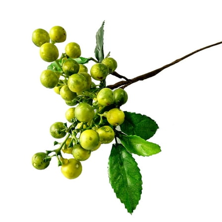 Gymnture Artificial Lifelike Berry Stems Shrub Holly Branch Decoration