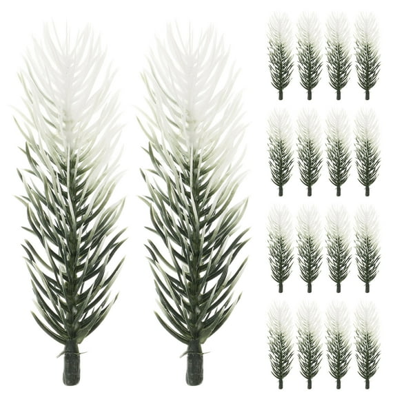 Gymnture Artificial Pine Picks for DIY Garland Decoration - 30 Branches