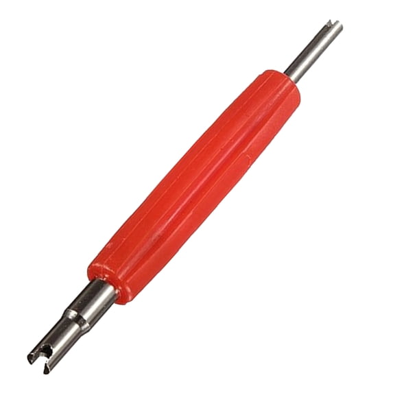 Gymnture Auto Tools Valve Core Wrench Tyre Tire Valve Stem Removal Tool Red