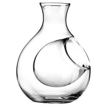 LABSERRON Small Glass Jug for Wine Dispensing 1Pack 4.9x3.1x3.1in