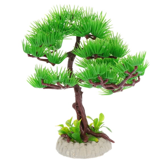 1 Pc Aquarium Resin Decor Pine Tree for Fish Tank Landscaping