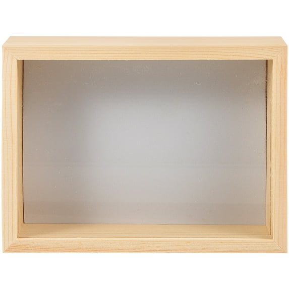 Gymnture Bug Display Box Wooden Specimen Box with Glass Window and Secure Display