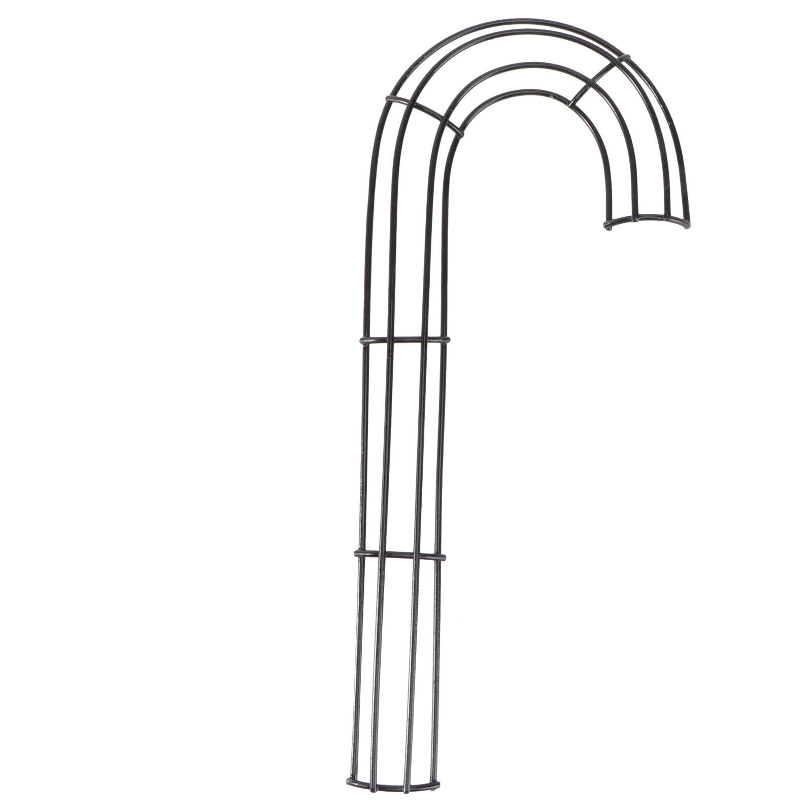 Gymnture Candy Cane Wire Wreath Frame for Christmas Decoration 30cm