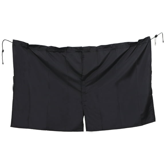 LABSERRON Privacy Car Curtains Black 1 Set 130x80cm