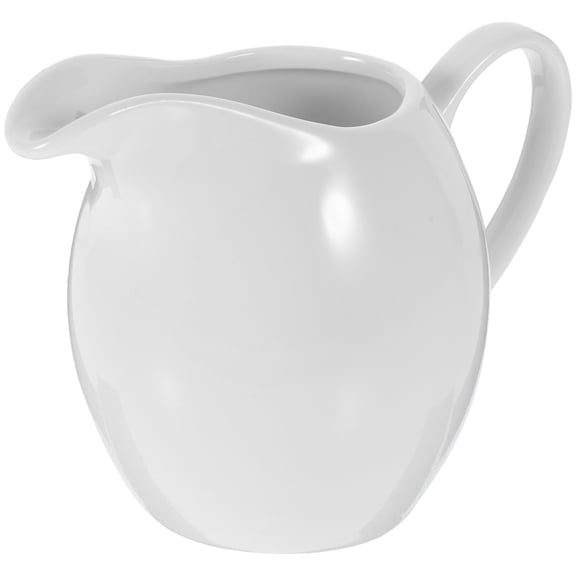 Gymnture Ceramic Creamer Milk Pitcher with Handle for Kitchen 3.5INCH
