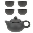 thumbnail image 1 of Gymnture Ceramic Kung Fu Tea Set with Purple Clay Teapot and Cups, 1 of 10