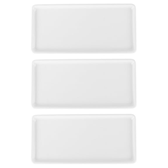 Gymnture Ceramic Vanity Tray: Bathroom Sink Organizer