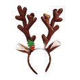 thumbnail image 1 of Gymnture Christmas Antlers Headband Boppers: Reindeer Hairband with Bells, 1 of 10