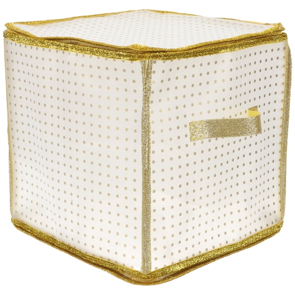 Gymnture 75-Grid Christmas Storage Box - Xmas Ornament Organizer Case for Holiday Decoration and