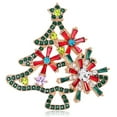 thumbnail image 1 of Gymnture Christmas Brooch Pin Festival Brooch Badge Fashion Accessory Rhinestone Tree Brooch Pin, 1 of 10