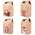thumbnail image 1 of Gymnture Christmas Kraft Paper Gift Bags 24Pcs Bulk Assortment, 1 of 11