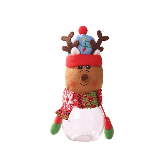 Gymnture Christmas Reindeer Cookie Jar Candy Container Santa Ornaments Gifts