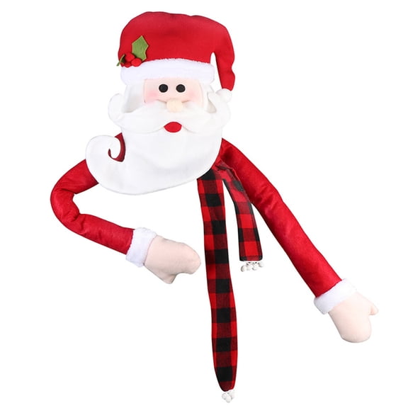 Gymnture Christmas Santa Hugger Tree Topper Winter Hanging Ornament