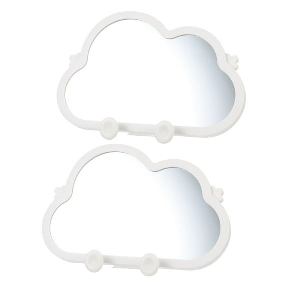 Gymnture Cloud Shaped Mirror Wall Art Set for Bedroom and Living Room