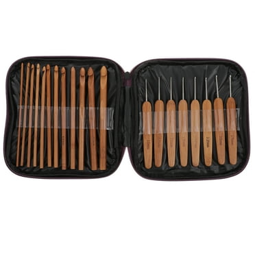 Gymnture Crochet Set Hooks Hook Hook Knitting Crochet Yarn Light Ergonomic Weaving Wooden Tunisian Hooks Handcraft Needles