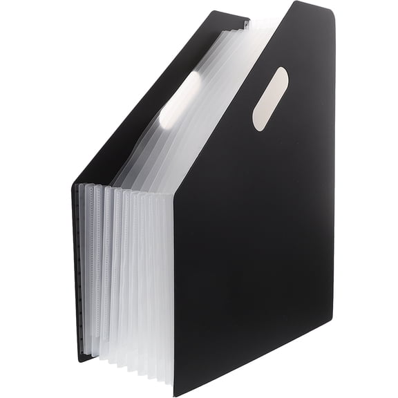 Gymnture Desktop Expanding File Holder A4 Plastic Accordion Organizer for Home Office