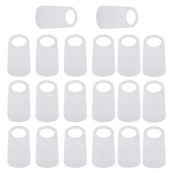 Gymnture Disposable Aprons Apronkids Apron White 100 Pack Bulk Men Nonwovens Bibs Cooking Chef Waterproof Men Bulk Pack Aprons