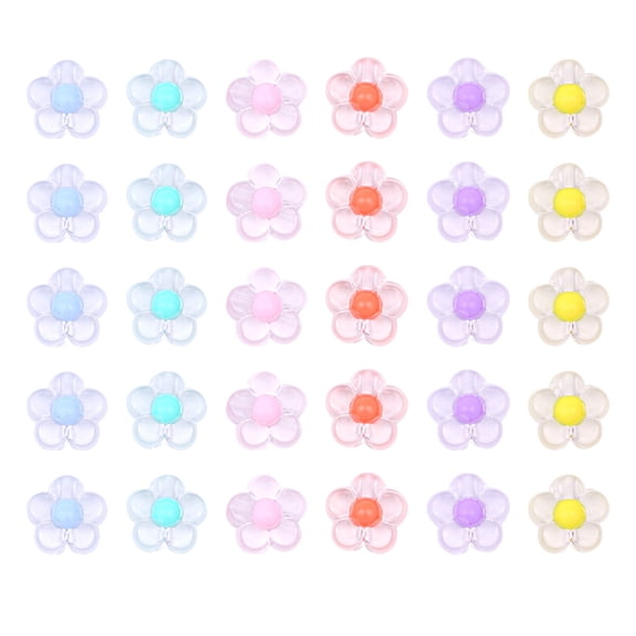 LABSERRON Lovely Shape Acrylic Loose Beads for Craft Making and Jewelry Decor