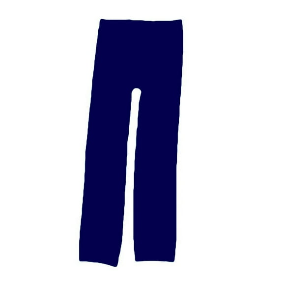 Gymnture Girls Winter Warm Lined Tights Trousers Kids Elastic Thick Leggings Ninth Pants for 8-12 Years Old (Navy)