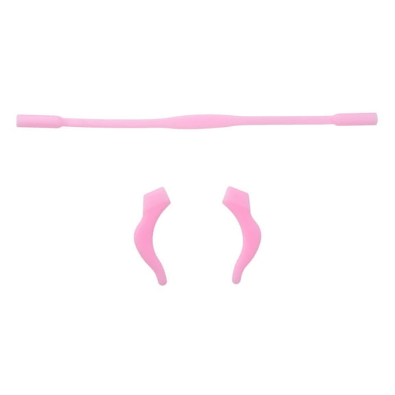 Gymnture HEALLILY Silicone Eyeglasses Strap Ear Hook Grip for Kids (Pink)
