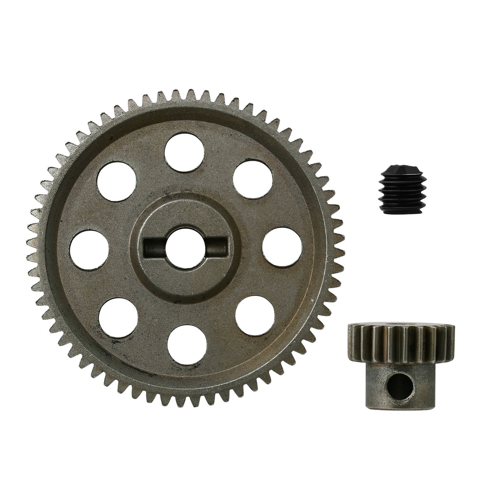 Set Ingranaggi Metallici 64T Per Differenziale E Pignone HSP 1/10 RC