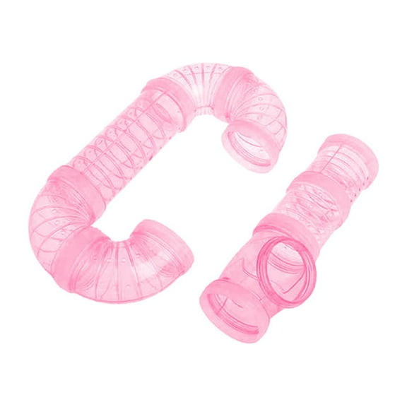 Gymnture Hamster Cage Tube Toy for Small Pets (2pcs)