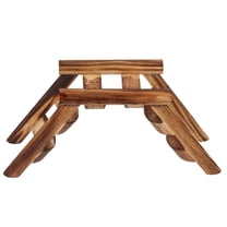 Gymnture Hamster Toys Bridge Ratchewbendyguinea Hamsters Tunnel Ladder Wooden Animal Small Hideout Climbing