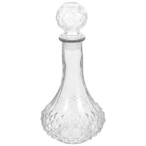 Gymnture Hand Blown Crystal Glass Wine Decanter with Stopper - 500ml