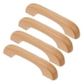 thumbnail image 1 of Gymnture Handles Wood Pulls Knobs Pull Drawer Kitchen Cabinets Cabinet Handle Dresser Wooden Cupboard Door Unfinished Wardrobe, 1 of 10