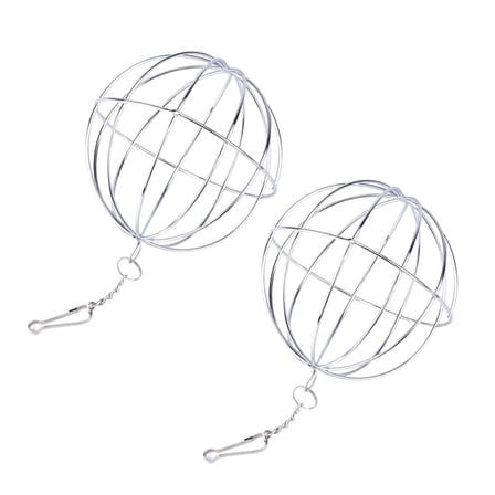 Gymnture Hanging Sphere Feed Dispenser for Small Pets (2pcs)