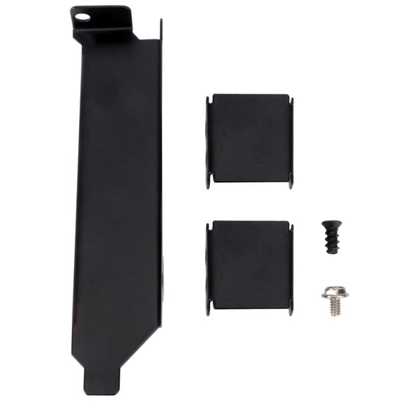 Gymnture Holder Mount Video Effective Fan Rack Fan Bracket PCI Slot Cover Computer Cooling Practical Radiator Kit for 8-9cm (Black)