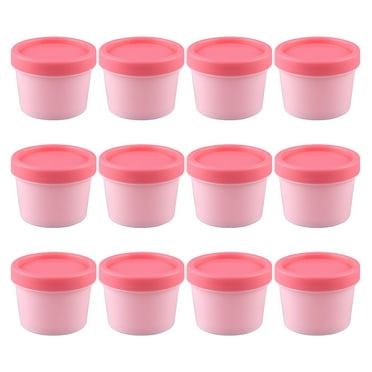 Gymnture Ice Cream Containers with Lids 100g 12Pcs