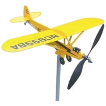 Gymnture Iron Helicopter Weathervane Stake for Yard Decoration