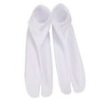 thumbnail image 1 of Gymnture Japanese Split Toe Socks Breathable Stylish Tabi Stockings (White), 1 of 10