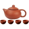 thumbnail image 1 of Gymnture Japanese Style Ceramic Tea Set with 4 Cups for Tea Ceremony and Parties, 1 of 10