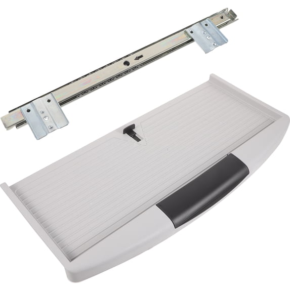 Gymnture Large Under Desk Keyboard Tray with Sliders - Pull Out Drawer Set