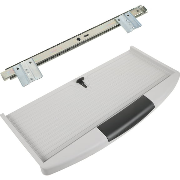 Gymnture Large Under Desk Keyboard Tray with Sliders - Pull Out Drawer Set